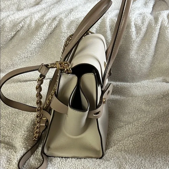 Michael Kors Beige Leather Handbag - Picture 4 of 8